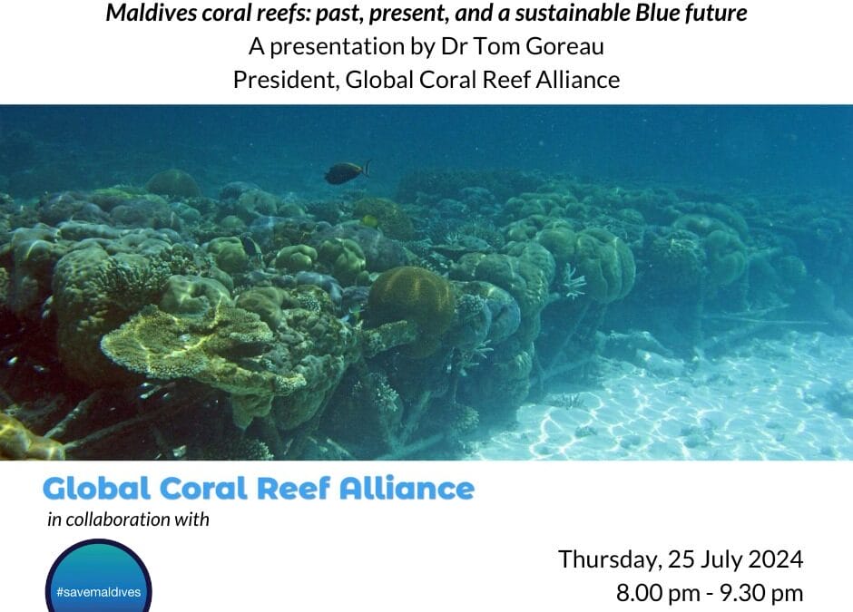 In honour of Maizan Hassan Maniku:  Maldives coral reefs: past, present, and a sustainable Blue future